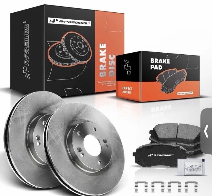 A-Premium 11.81 inch (300mm) Front Vented Disc Brake Rotors + Ceramic Pads Kit A-Premium 11.81 inch (300mm) Front Vented Disc Brake Rotors + Ceramic Pads Kit