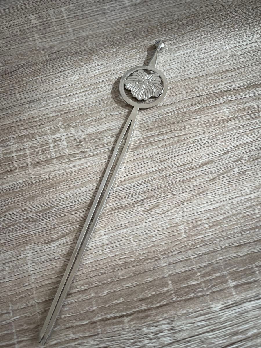 Antique Japanese Hirauchi Kanzashi Flat Hairpin Hair Ornament Kimono Japan
