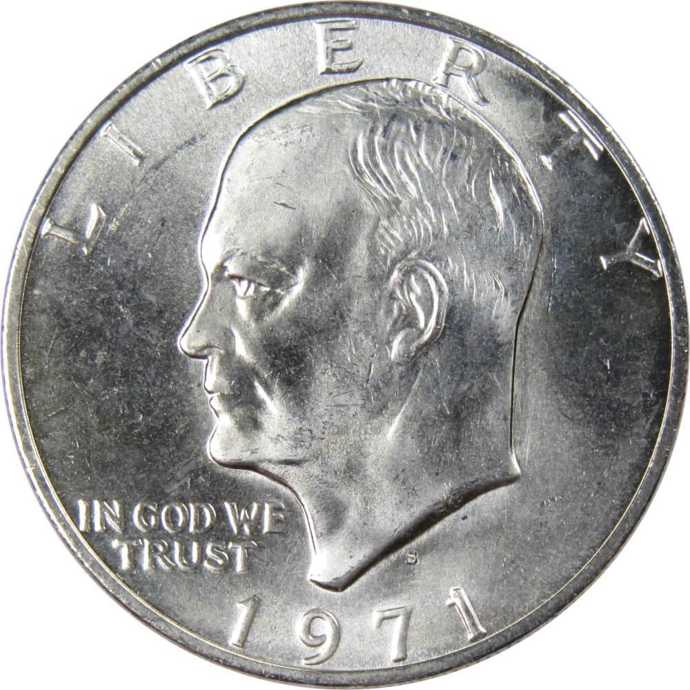 1971 S Eisenhower Silver Dollar Uncirculated Mint State IKE $1 Coin