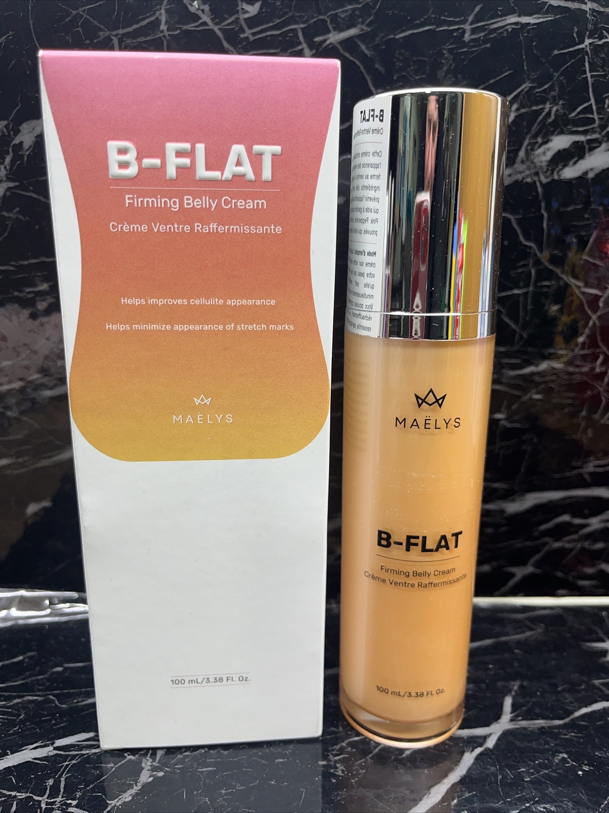 Maelys B-Flat Firming Belly Cream Cellulite Reduction 3.38oz New 🔥SALE🔥