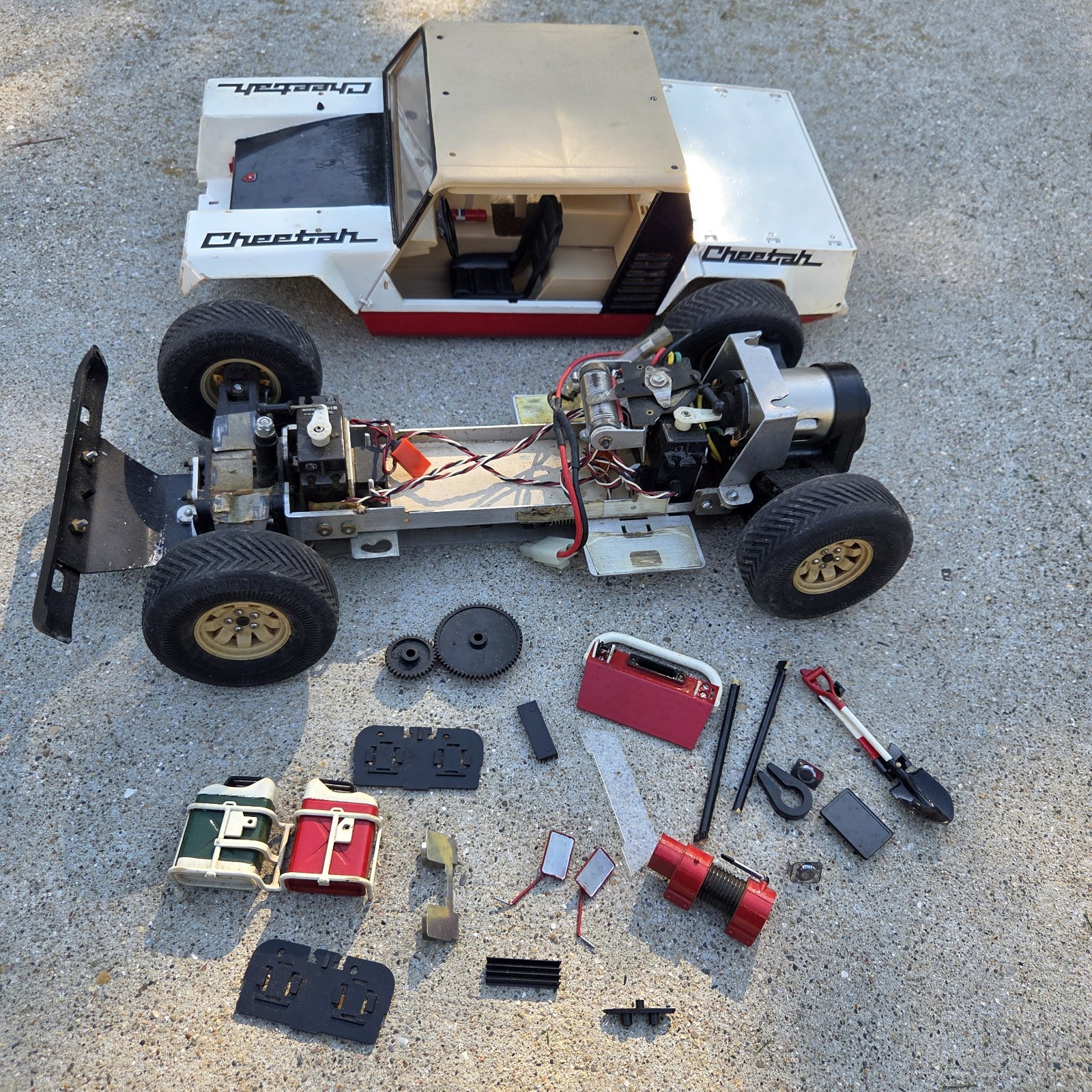 Vintage Rare 1978 Tamiya 1/12 Lamborghini Cheetah for Parts or Repair ~ AS/IS 