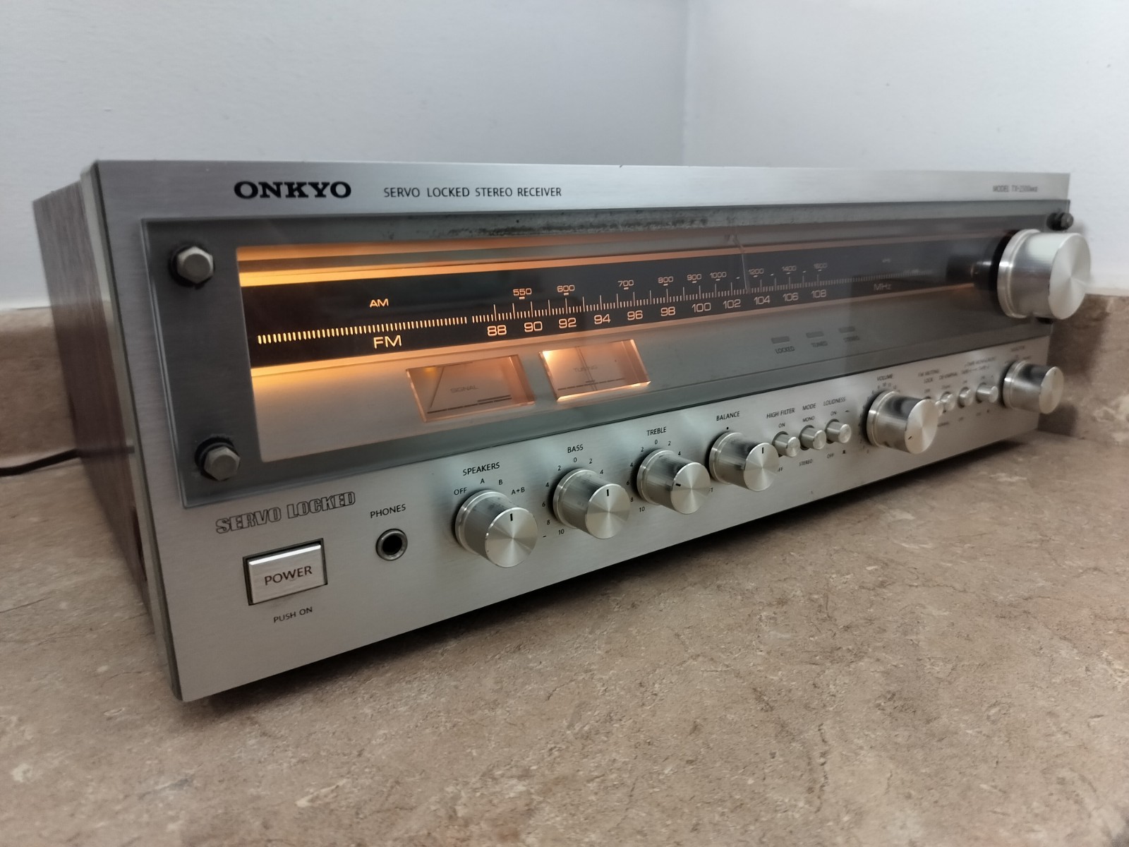 Vintage Onkyo TX-2500 MKII Servo Locked Stereo Receiver, Tested & Working, Japan