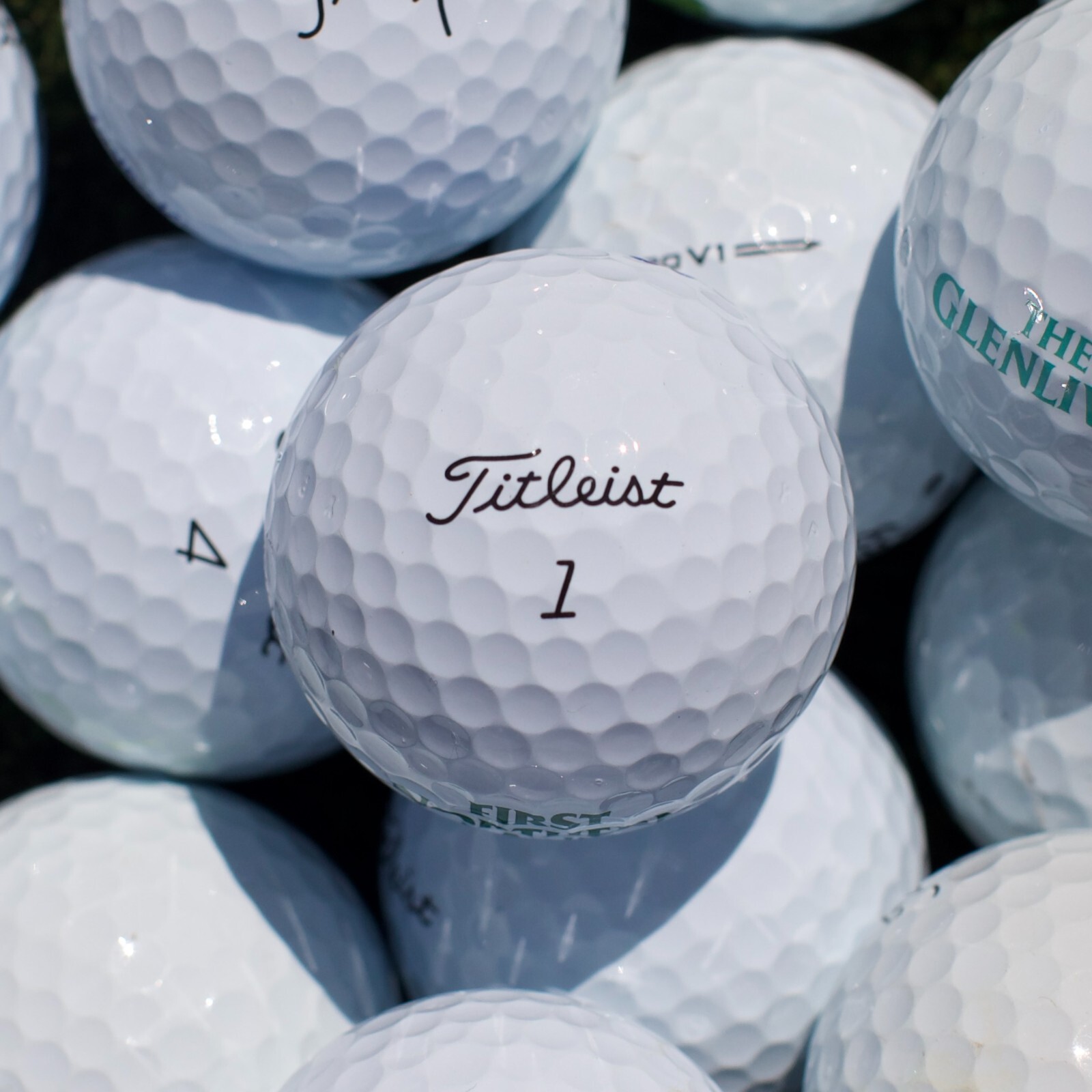 24 Titleist Pro V1 Near Mint Quality Used Golf Balls 4A / AAAA - 