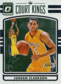 2016-17 Donruss Optic Jordan Clarkson Court Kings #36 Los Angeles Lakers