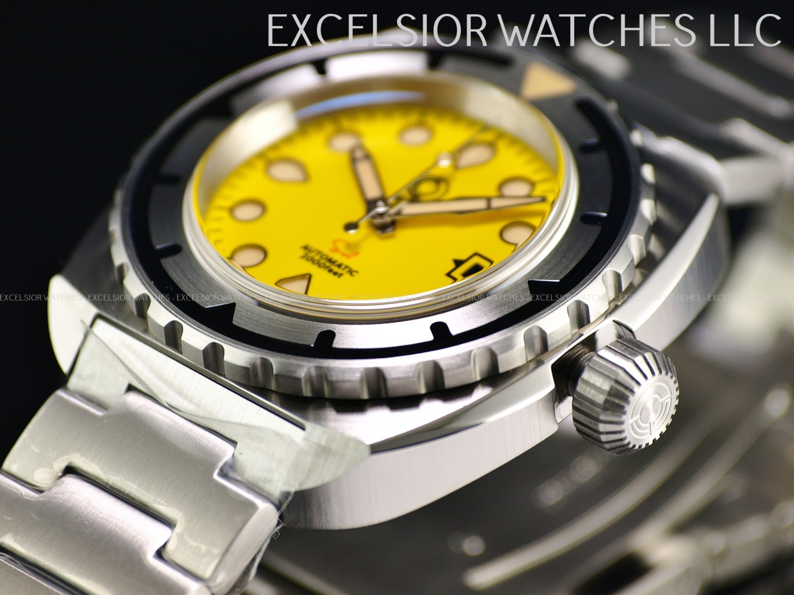 New Esoteric Bathyal SOL 44mm Automatic 9015 Sapphire 600m Diver Watch
