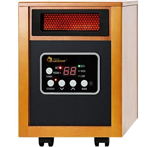 Dr Infrared Heater DR-968 Portable Space Heater, 1500-Watt, Cherry Dr Infrared Heater DR-968 Portable Space Heater, 1500-Watt, Cherry