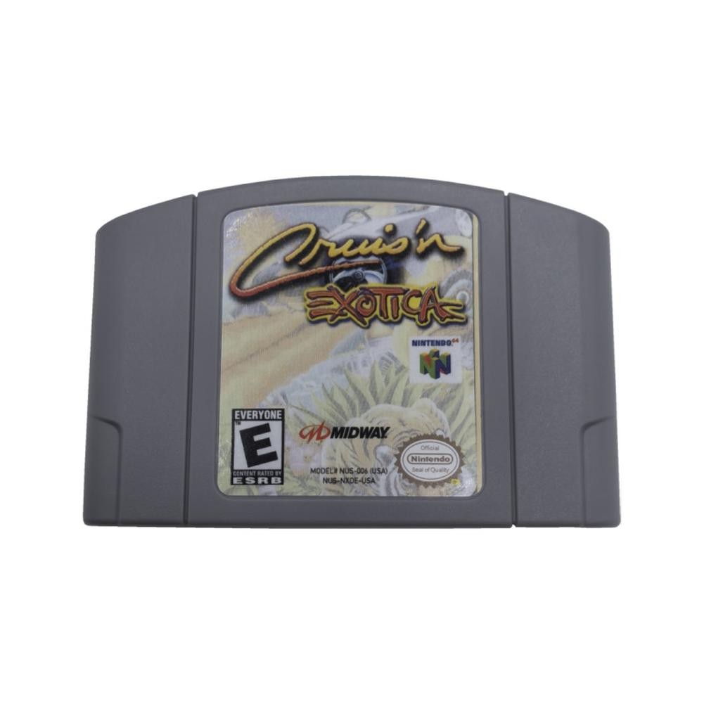 Cruis'n Exotica - Nintendo 64 (N64) Fully functional Vintage cartridge