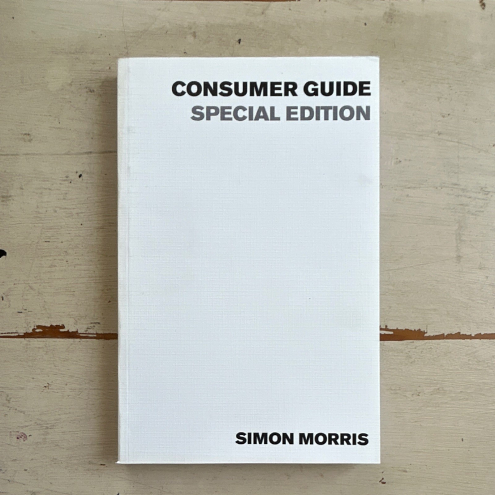 Simon Morris Consumer Guide: Special Edition Amphetamine Sulphate Press Simon Morris Consumer Guide: Special Edition Amphetamine Sulphate Press