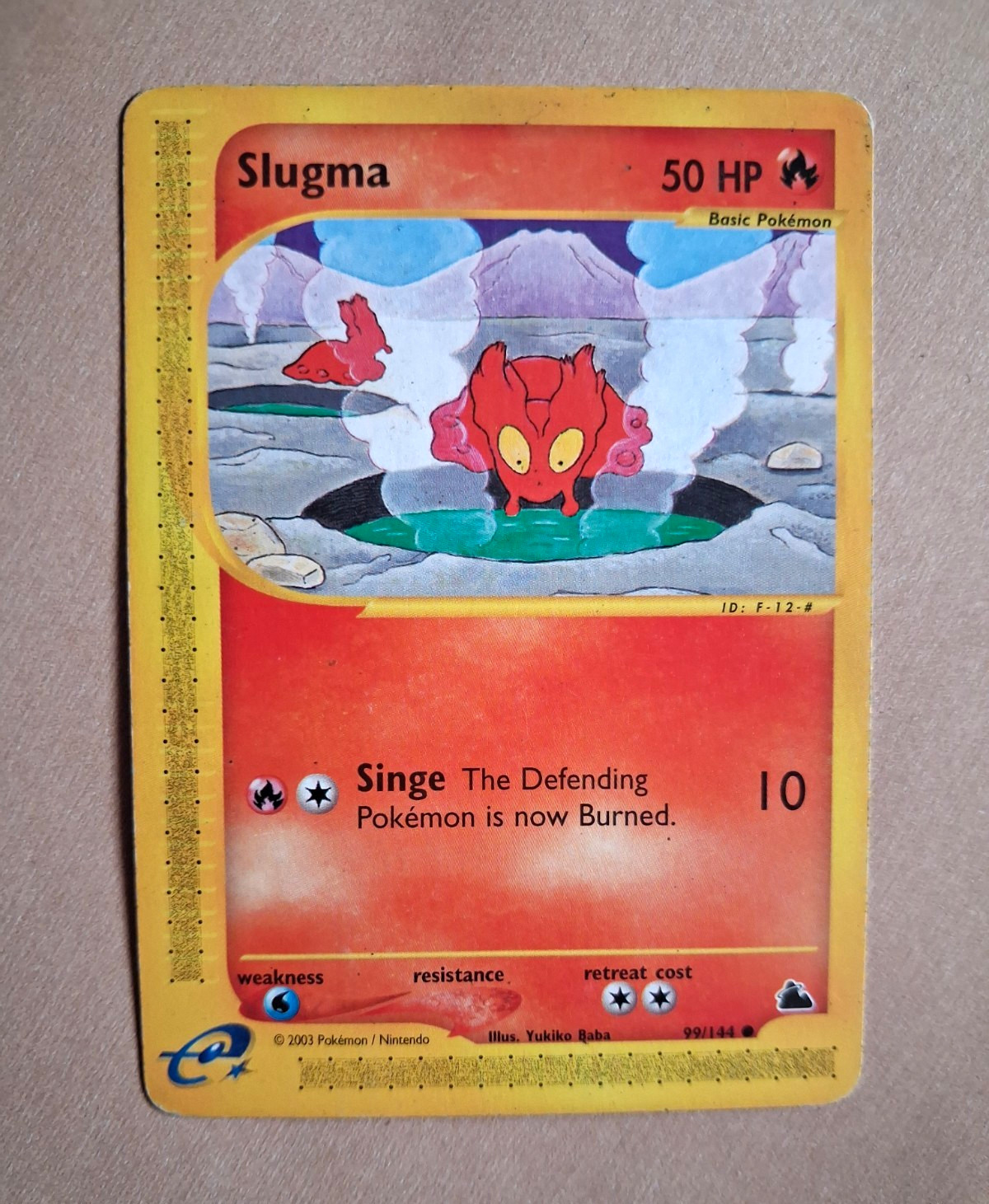 Slugma 99/144 (Skyridge) - Heavily Played