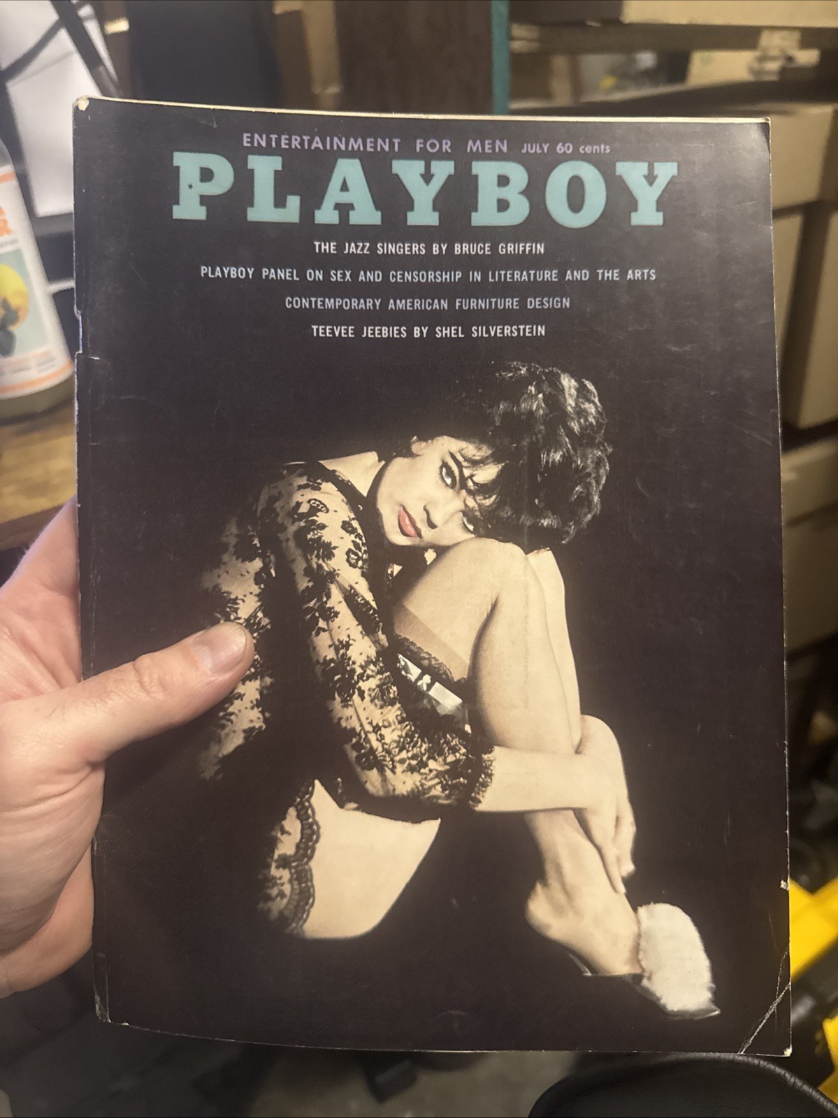 Playboy July 1961 Centerfold Sheralee Connors Intact Vargas Girl Magazine A1
