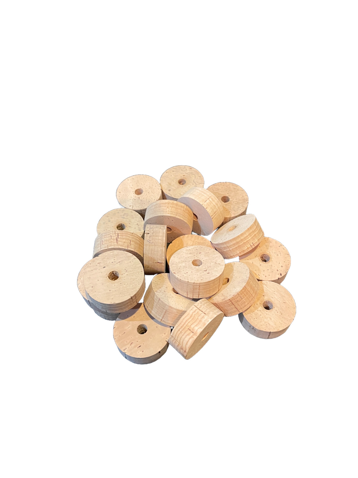 Cork Rings for Rod Building, Natural Top Flor, Flor, Extra, A and B Pack of 50