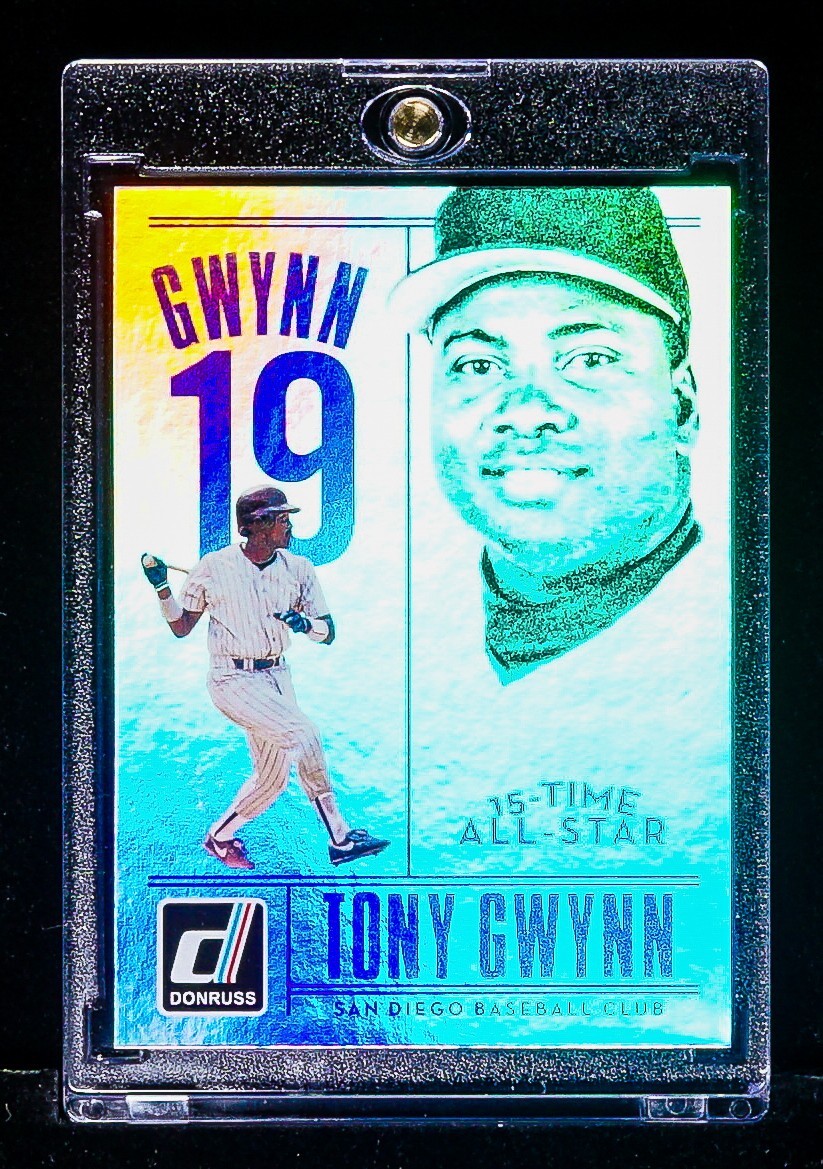 Tony Gwynn RARE 15 TIME ALL STAR SILVER FOIL CARD San Diego Padres HOF