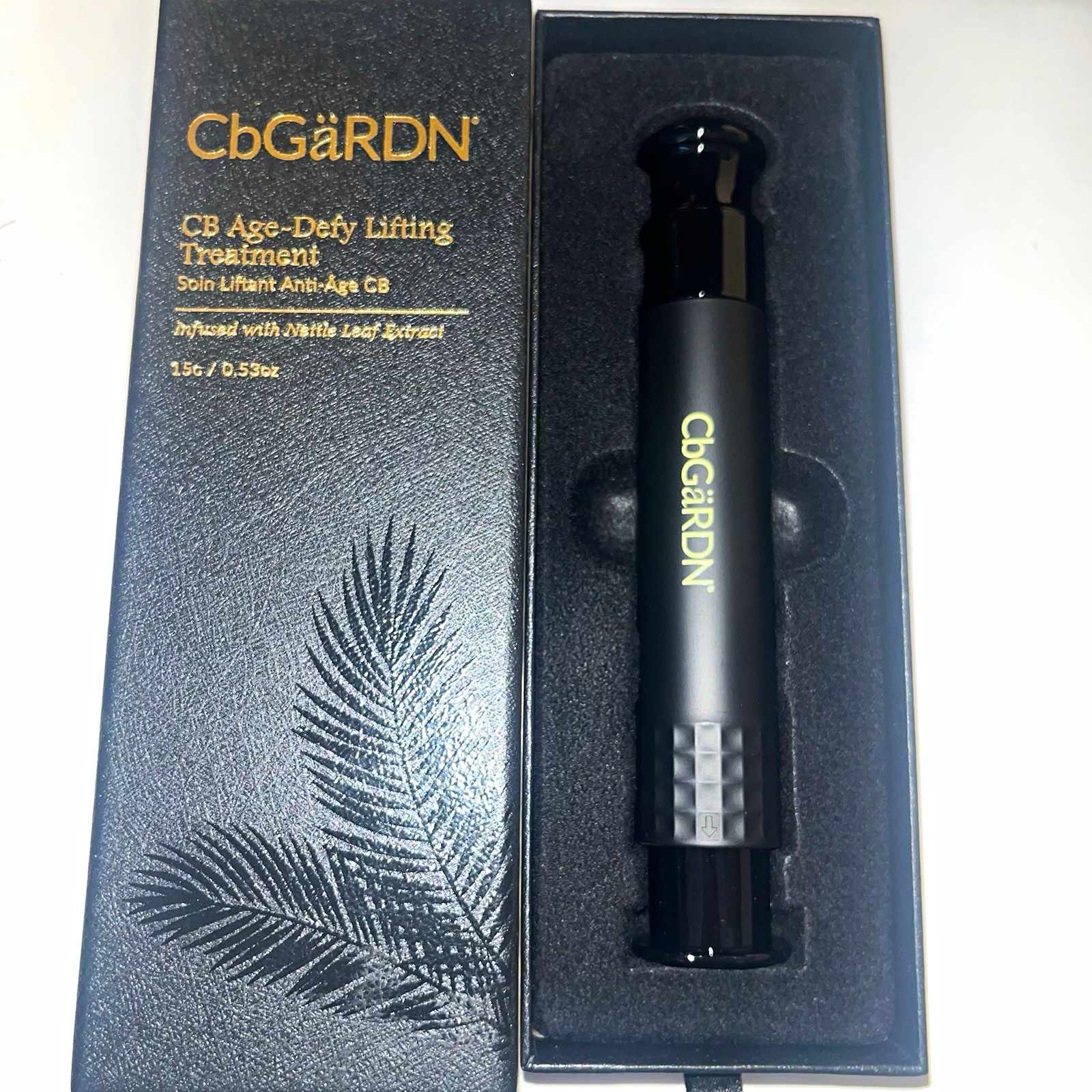 CbGäRDN CB Age-Defy Lifting Treatment Anti-Aging Face Nettle Leaf 0.53 oz CbGäRDN CB Age-Defy Lifting Treatment Anti-Aging Face Nettle Leaf 0.53 oz