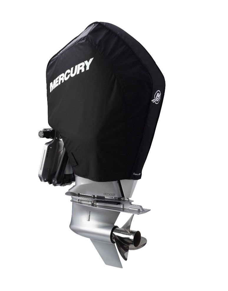Mercury Marine Tow N Stow Outboard Cover 200-300hp FourStroke, Black