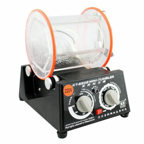 KT-6808 Rotary Tumbler Gold & Silver Jewelry Drum Polisher Polishing Machine