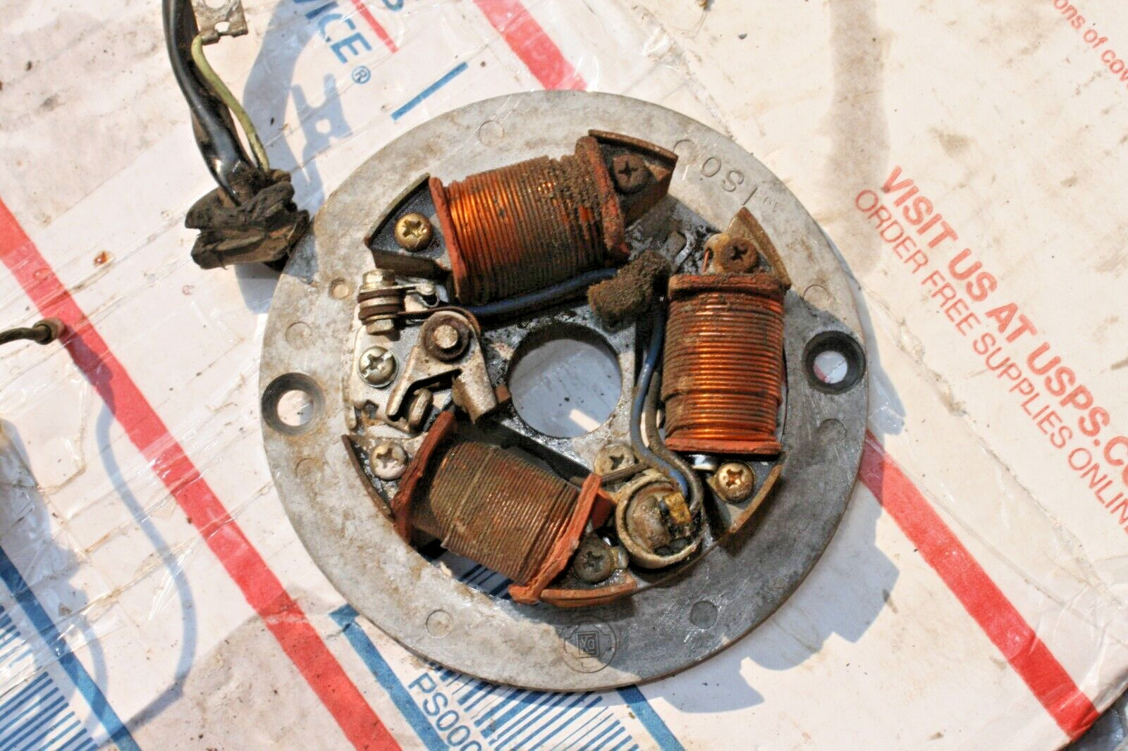 1973-74 KAWASAKI G4100cc TRAILBOSS OEM  STATOR VIN # G43-034064