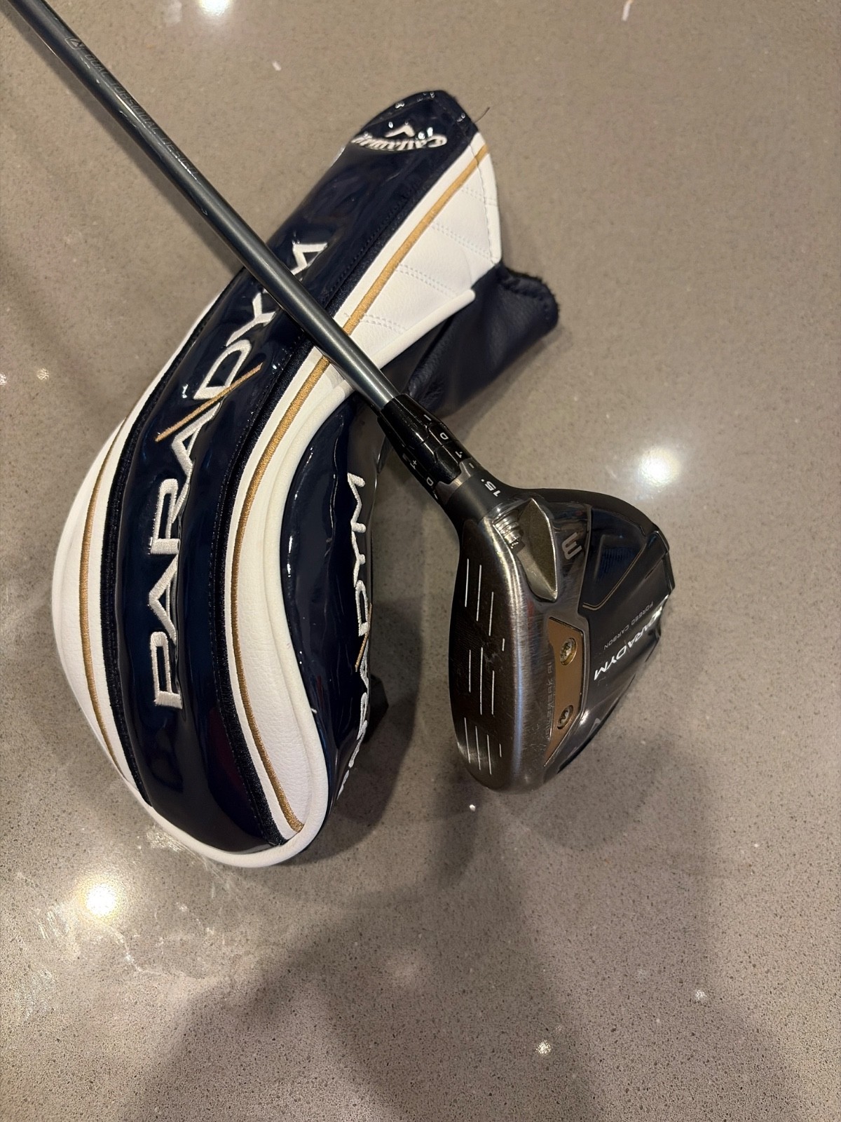 Callaway Paradym 3-15* Fairway Wood Regular Flex HZRDUS 5.5 60g Graphite #225788 Callaway Paradym 3-15* Fairway Wood Regular Flex HZRDUS 5.5 60g Graphite #225788