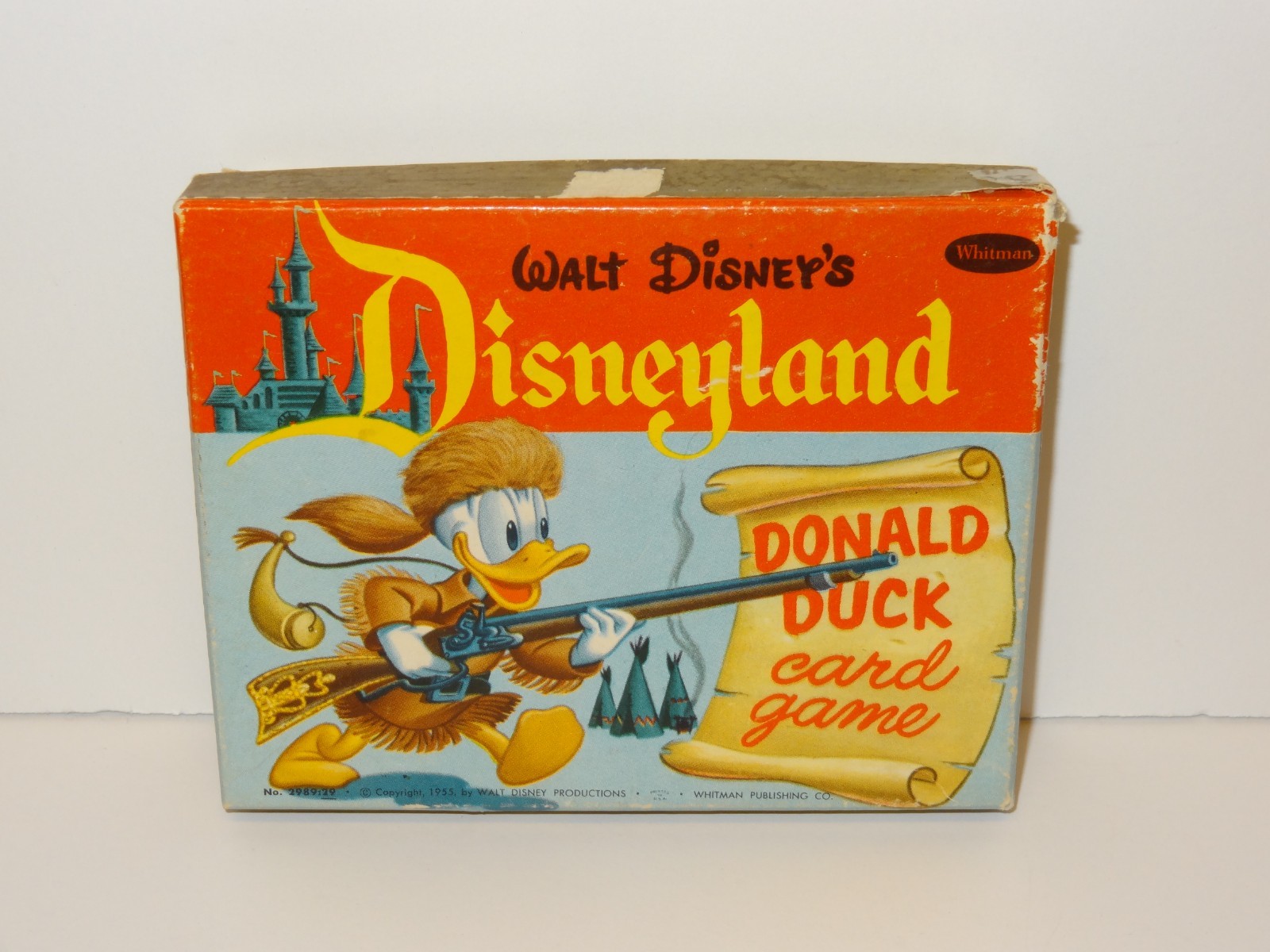 Vintage 1955 Disneyland Donald Duck Whitman Publishing Co. Boxed Card Game Vintage 1955 Disneyland Donald Duck Whitman Publishing Co. Boxed Card Game