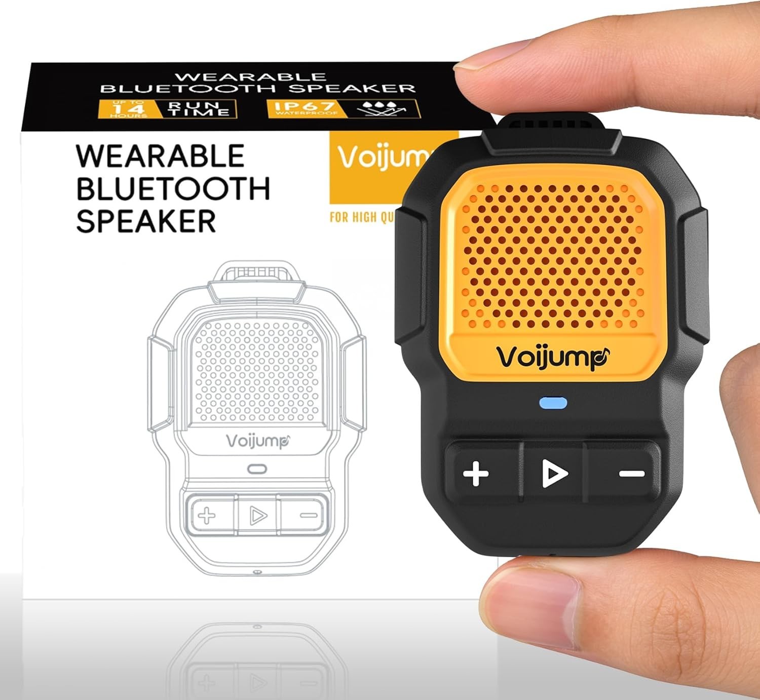 Wearable Portable Bluetooth Speaker Clip-on Wireless Mini Sound Box IP67 Waterpr Wearable Portable Bluetooth Speaker Clip-on Wireless Mini Sound Box IP67 Waterpr