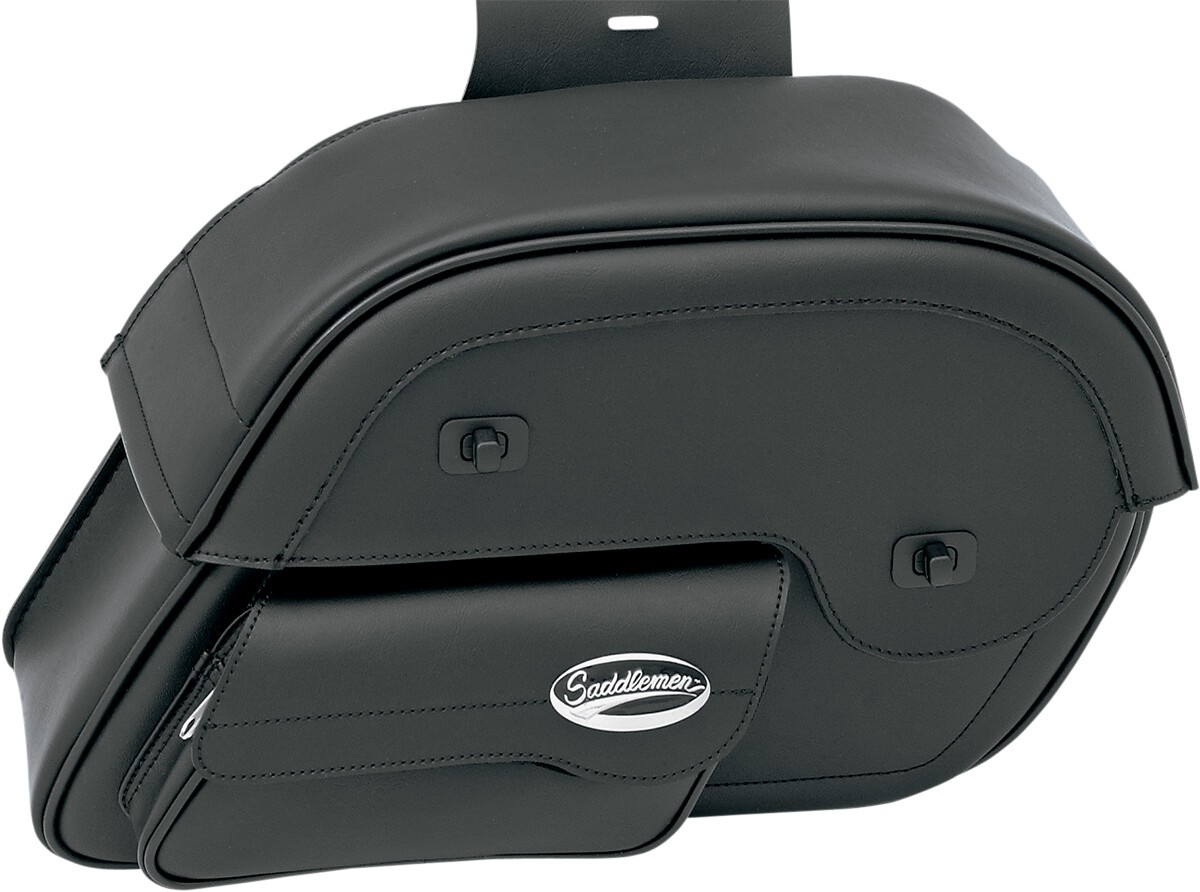 Saddlemen Cruis'n Large Slant Saddlebag Pair Black 3501-0384 Saddlemen Cruis'n Large Slant Saddlebag Pair Black 3501-0384