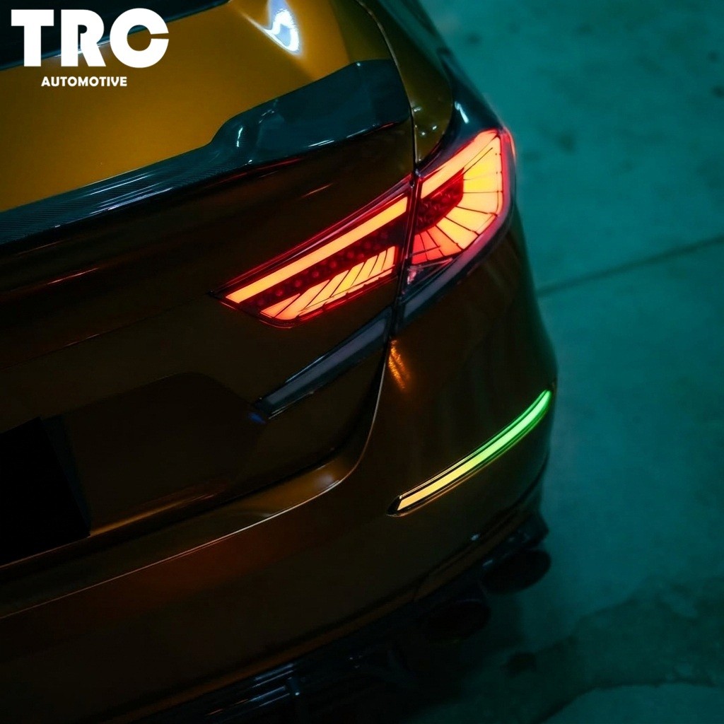 RGB Reflector Light For Honda Accord Sedan 2018-2022 LED Rear Bumper Brake Light RGB Reflector Light For Honda Accord Sedan 2018-2022 LED Rear Bumper Brake Light