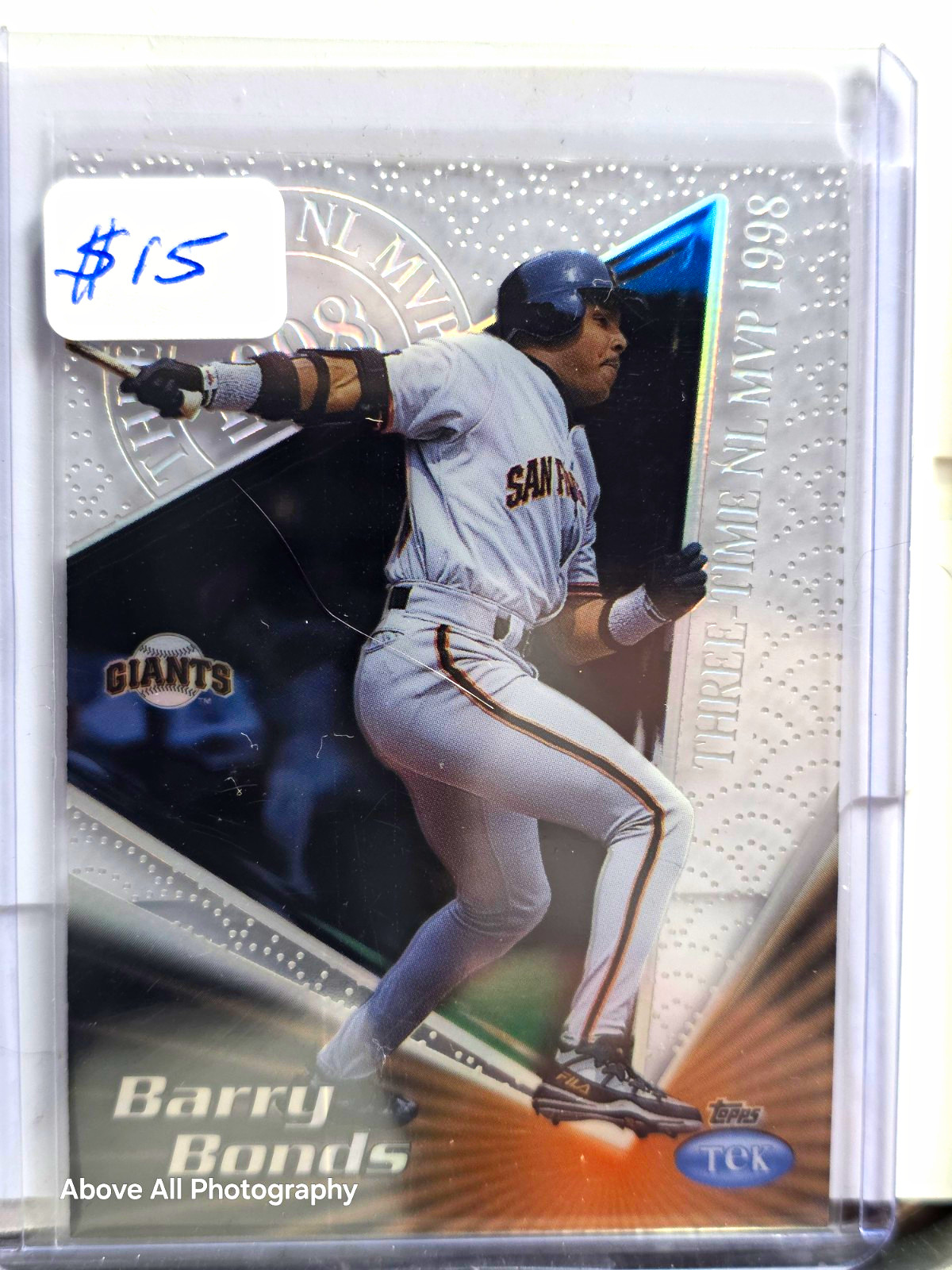 Topps 1999 Topps Tek Barry Bonds #19B Pattern 01 San Francisco Giants MLB