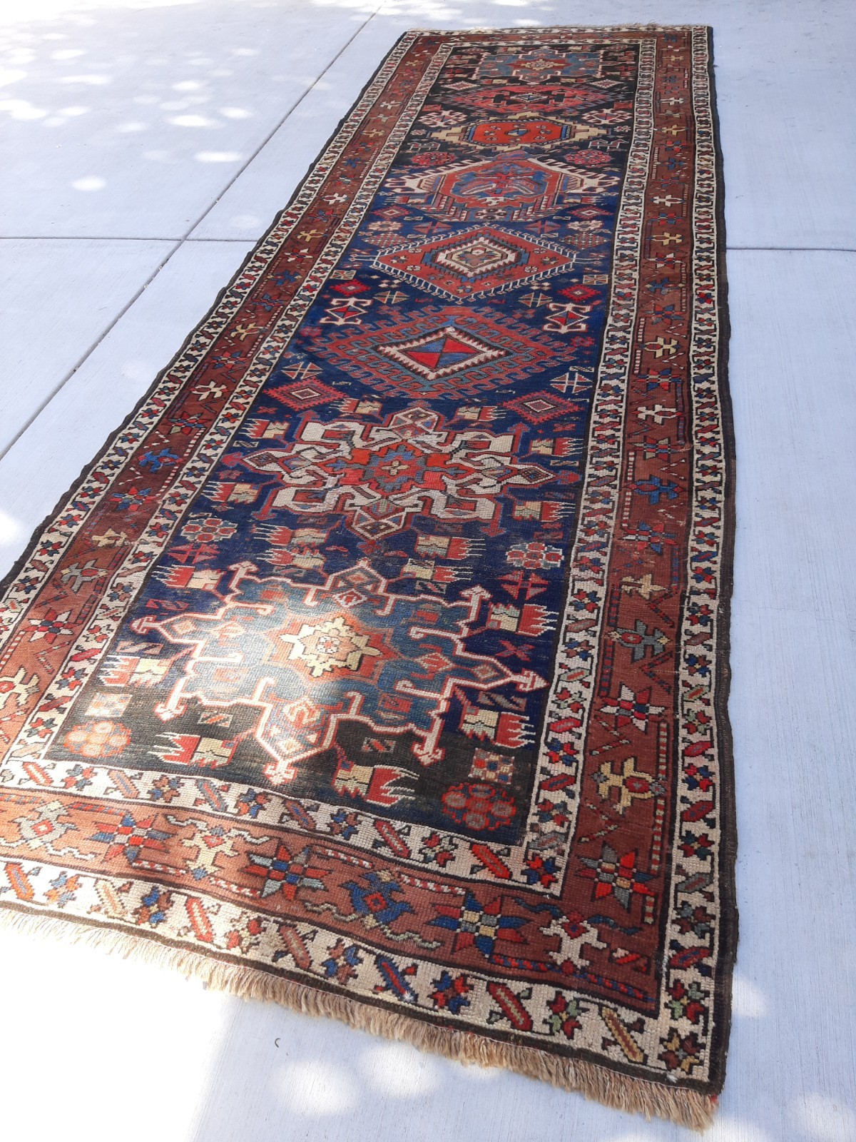 Antique Handmade 3'x10' Carpet Antique Handmade 3'x10' Carpet