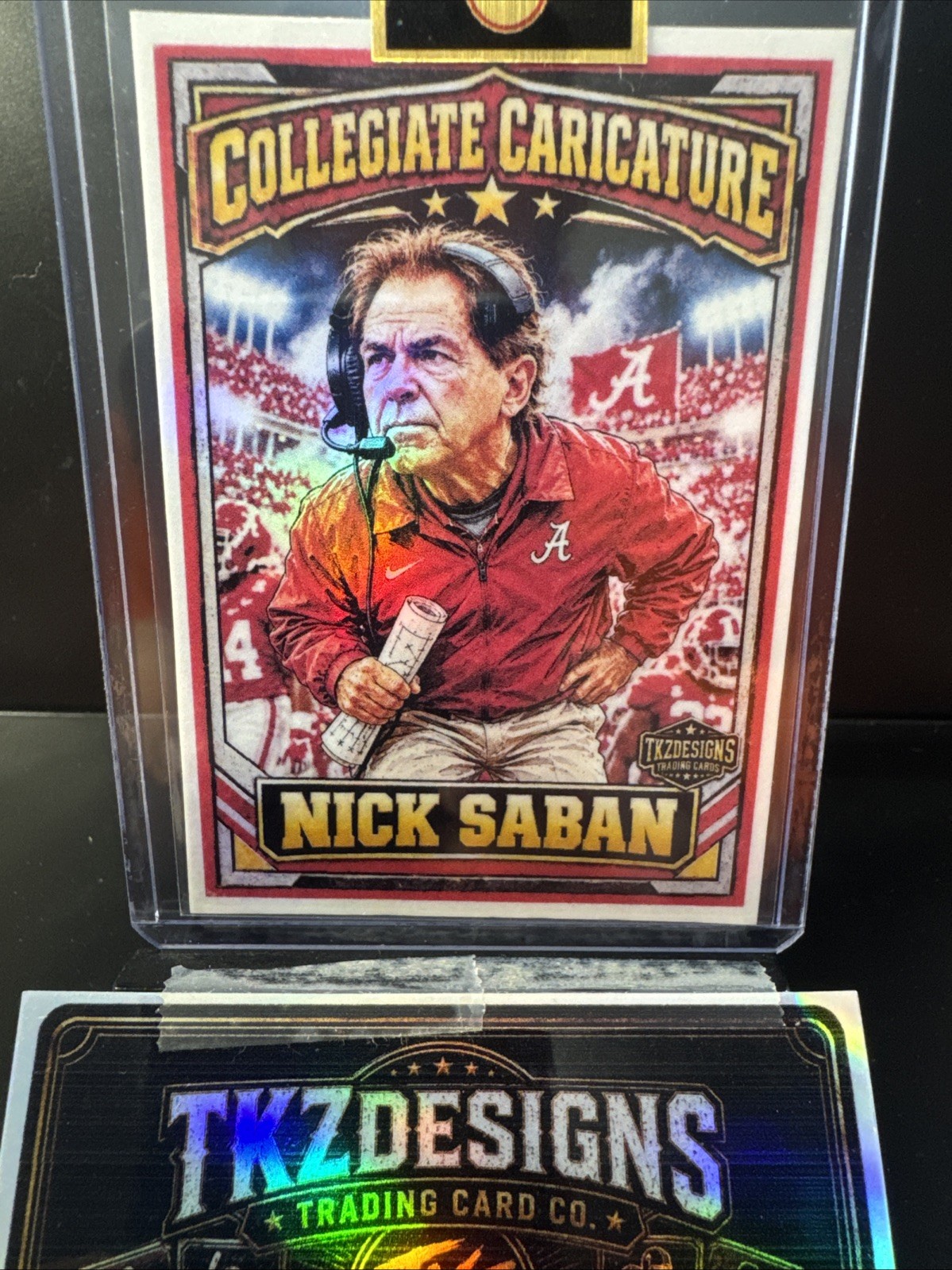 2026 Tkzdesigns Collegiate Caricature Nick Saban Alabama CC4