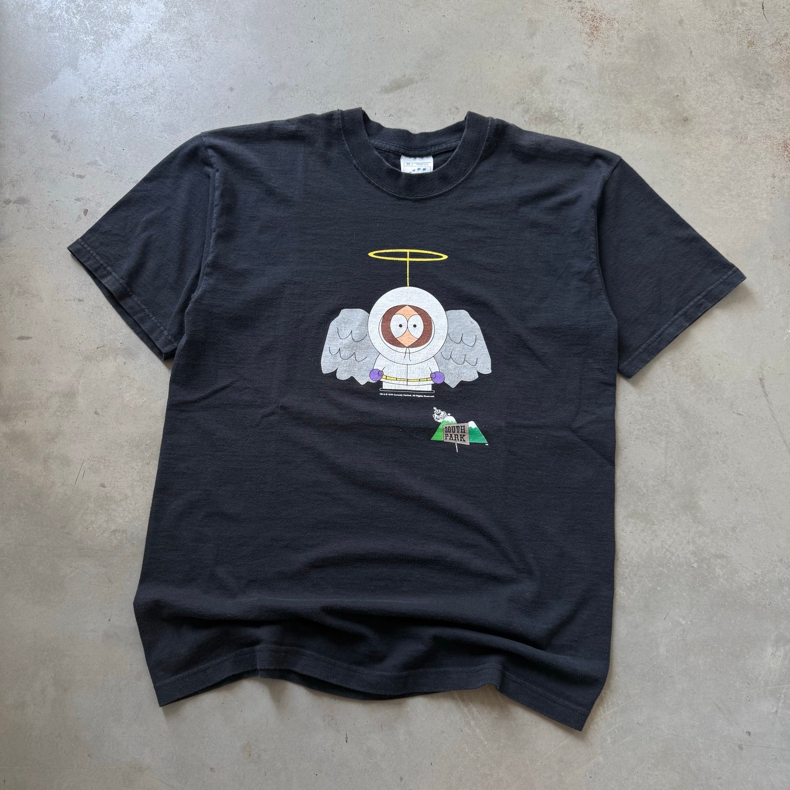 Vintage 90’s South Park Angel Kenny Cartoon TV Promo Retro T-shirt Size Medium Vintage 90’s South Park Angel Kenny Cartoon TV Promo Retro T-shirt Size Medium