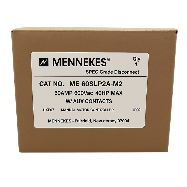 MENNEKES ME60SLP2A-M2 60A 600V 3-Pole Disconnect Switch NEMA 4X SS NEW