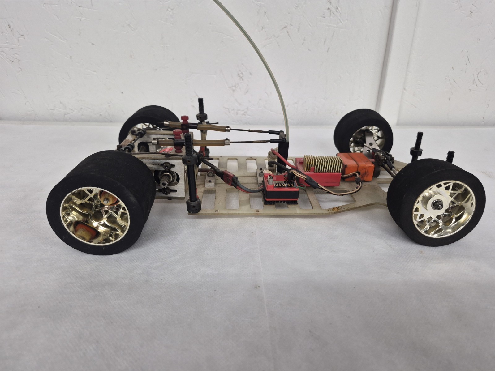 Vintage LAZER LITE SHADOW PRO 10 PAN CAR Novak Servo RARE ProLine Titanium Arms 