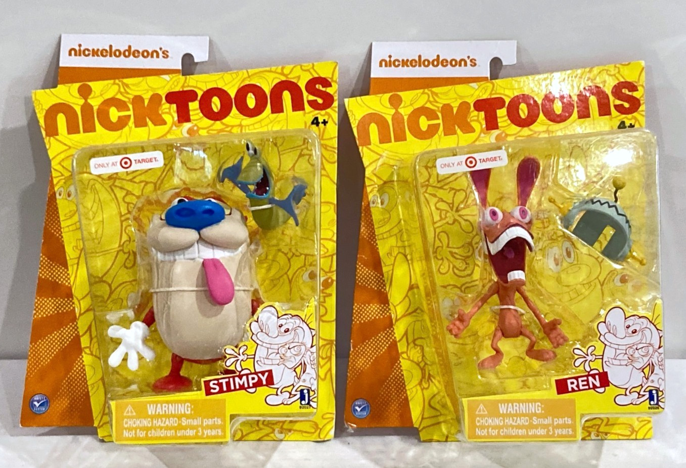Nickelodeon\'s Ren & Stimpy Action Figure Set Jazwares 2012 New Target Exclusive