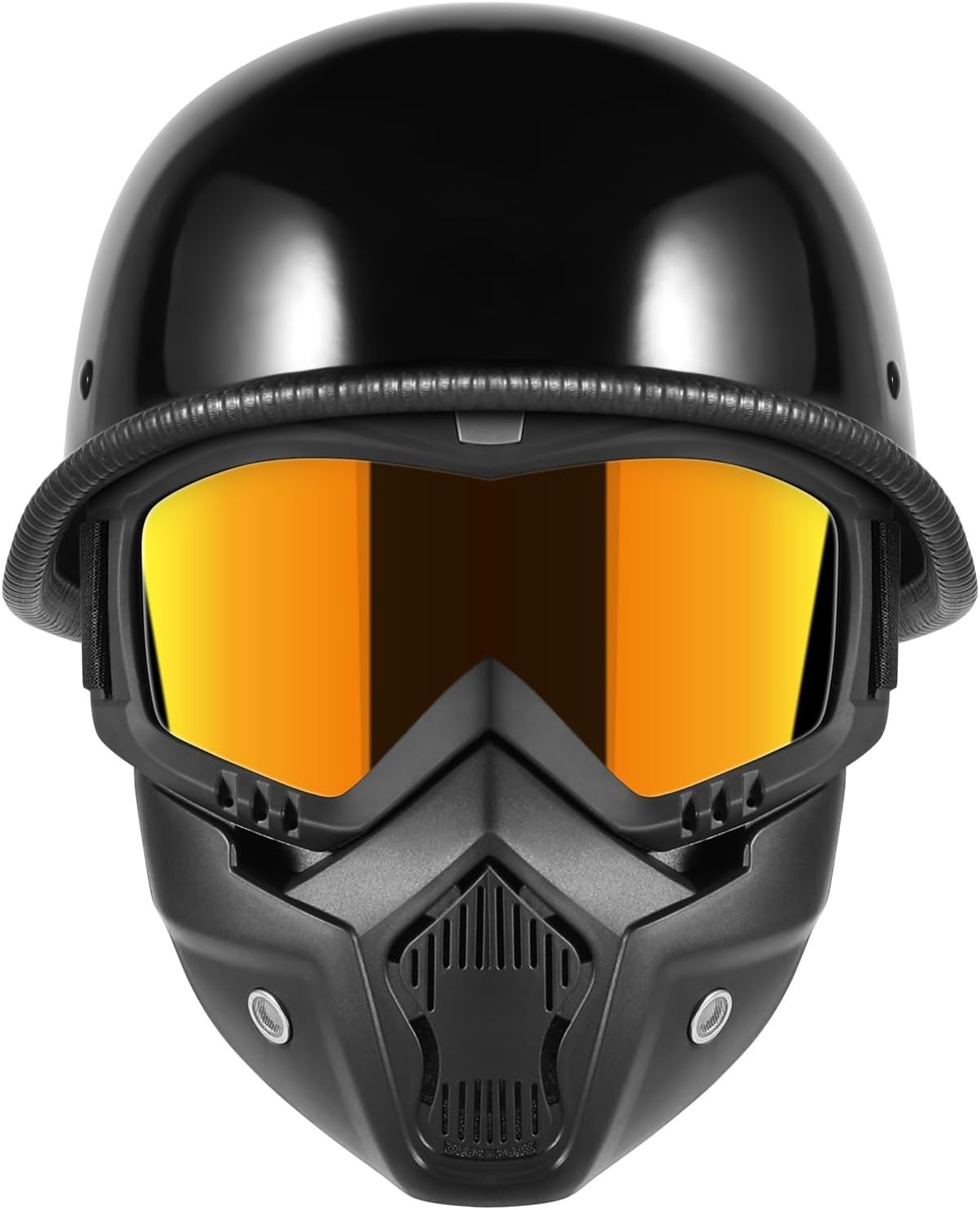TRUSTERTHEE Motorcycle Half Helmets with Face Shield German Style Motorcycle new