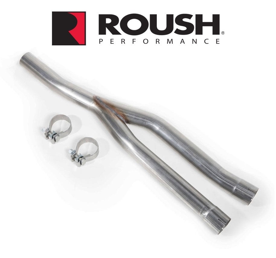 2015-2026 Mustang 2.3L Ecoboost Roush 422091 Stainless Steel Exhaust Y-Pipe