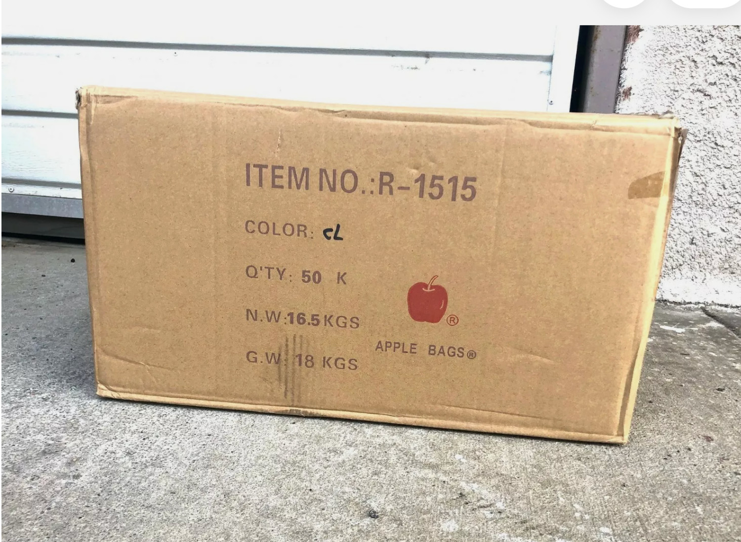 Baggies 1515  Apple Brand  Bags Liquidation Case (50,000)