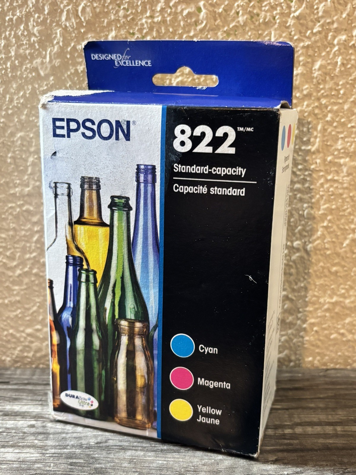 Genuine Epson 822 CMY Color Ink Cartridge OEM Sealed Exp 02/2029 NEW