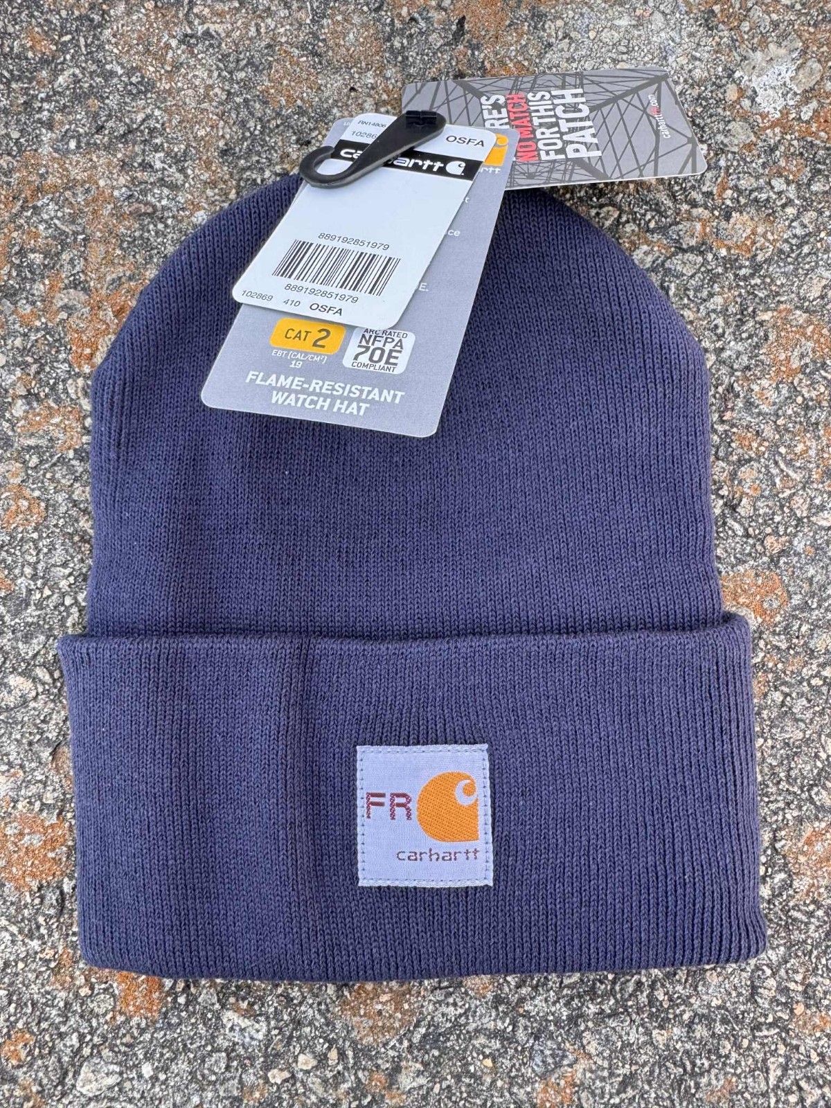 Carhartt Fr Hat Cap Adult One Size Blue Knit Workwear Fire Resistant Mens Carhartt Fr Hat Cap Adult One Size Blue Knit Workwear Fire Resistant Mens