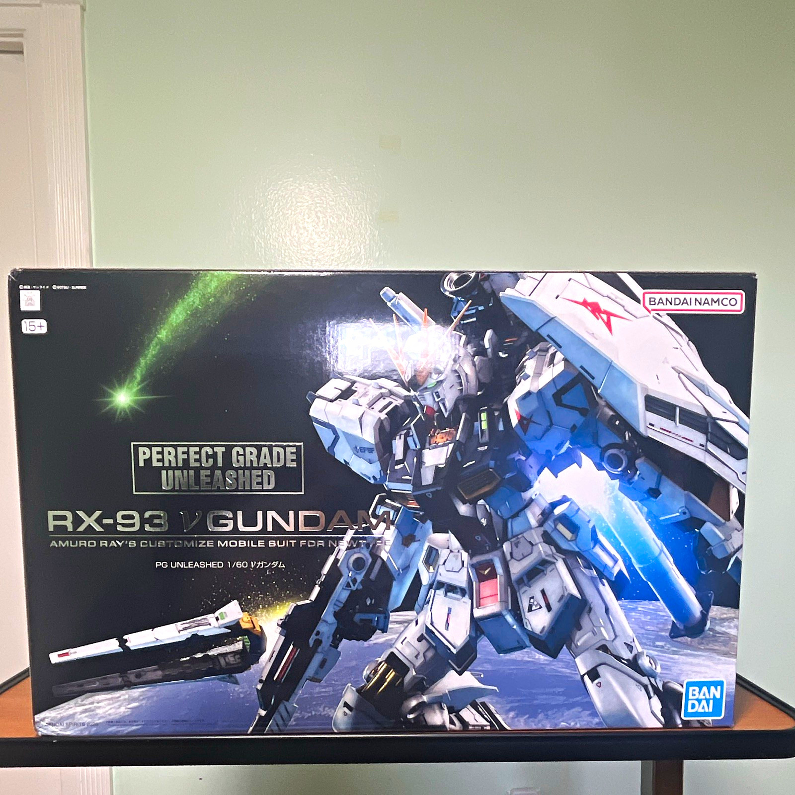 Bandai PG Unleashed RX-93 ν Gundam 1/60 Model Kit.