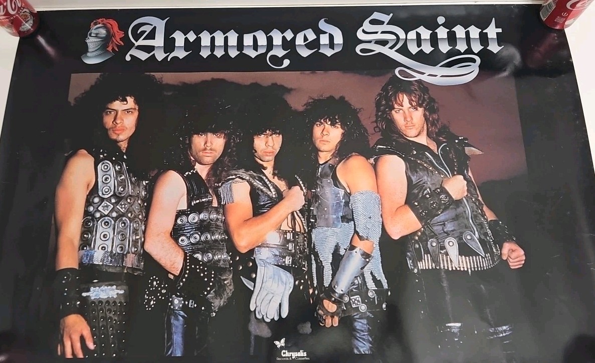 Armored Saint March of the Saint 1984 Original Promo Poster by Chrysalis Armored Saint March of the Saint 1984 Original Promo Poster by Chrysalis