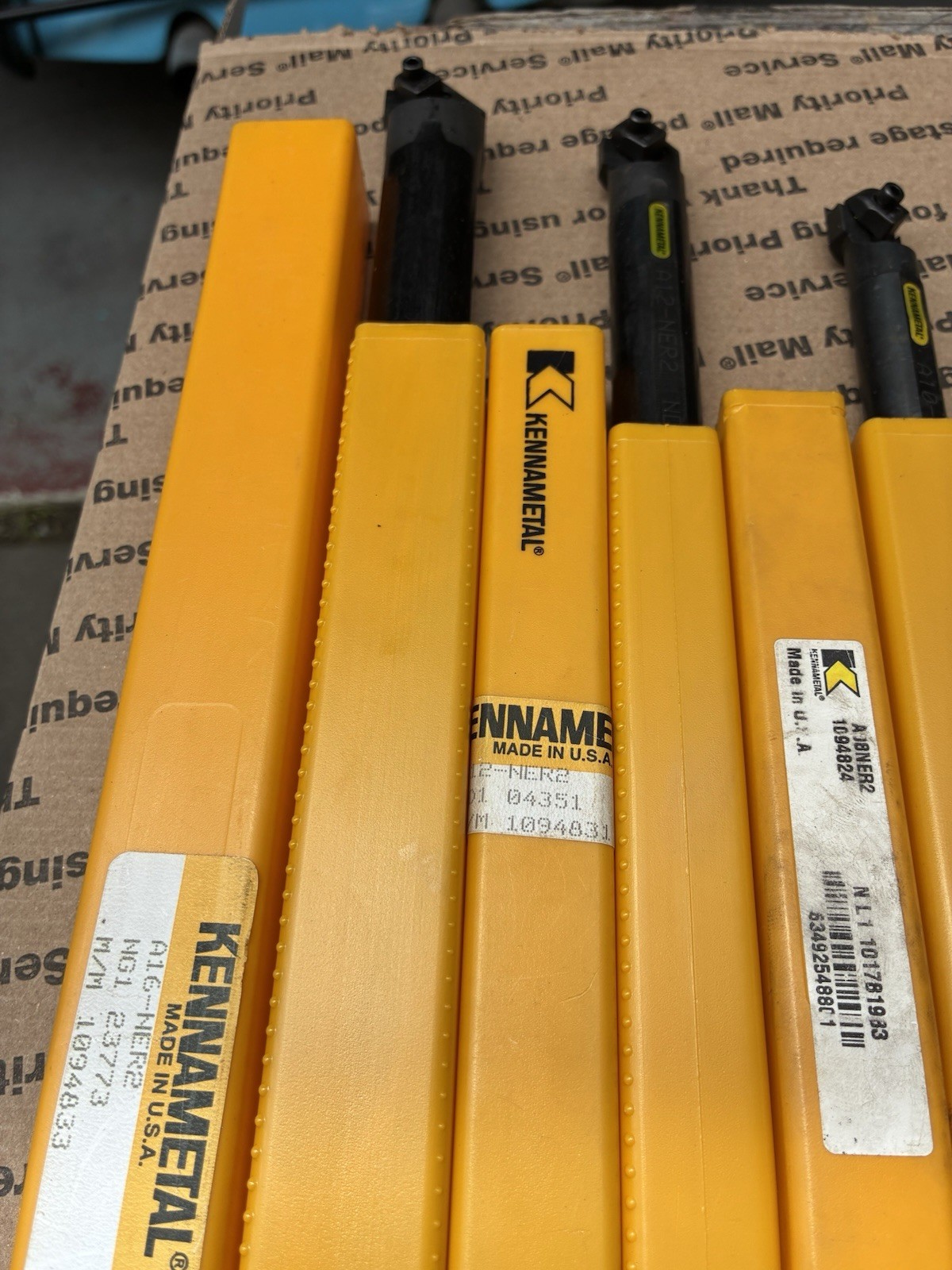 Kennametal Turning Toolholder Lot w/ Cases D4331 A4HSEL2 1094824