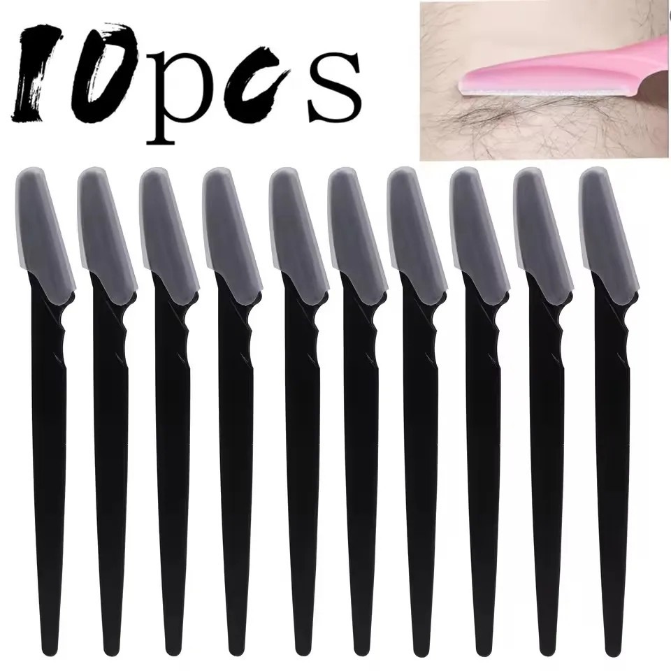 5/10/30/40PCS Eyebrow Razors Face Hair Trimmer Shavers with Covers