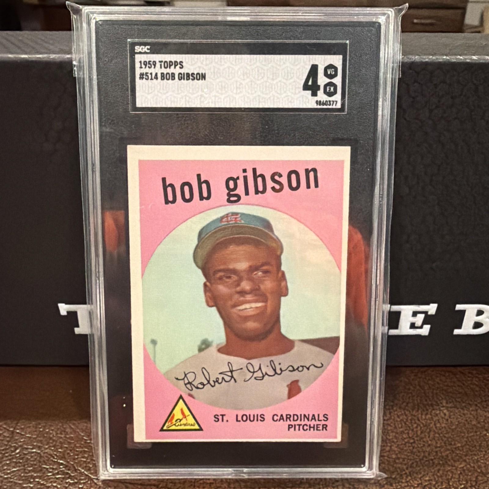 SGC 4 - 1959 Topps #514 Bob Gibson RC St. Louis Cardinals HOF