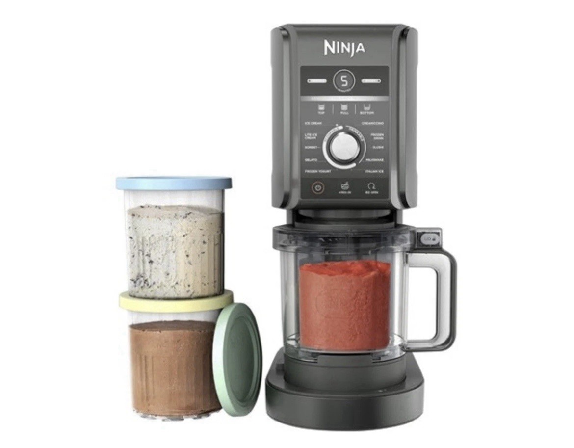 (Sealed In Brown Box) Ninja CREAMi Deluxe 11-in-1 Ice Cream Maker Two 24oz Pints (Sealed In Brown Box) Ninja CREAMi Deluxe 11-in-1 Ice Cream Maker Two 24oz Pints