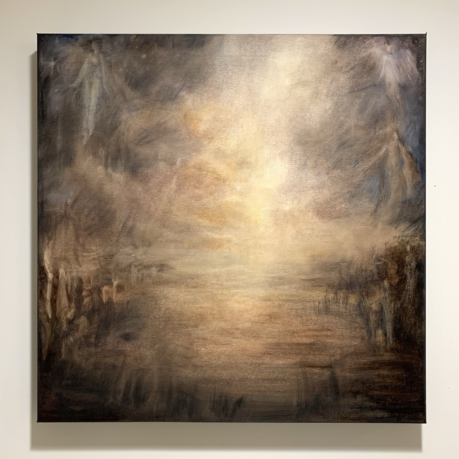 Original Oil Painting “The Light Of Dreams” 24x24”Fine Art Modern Contemporary