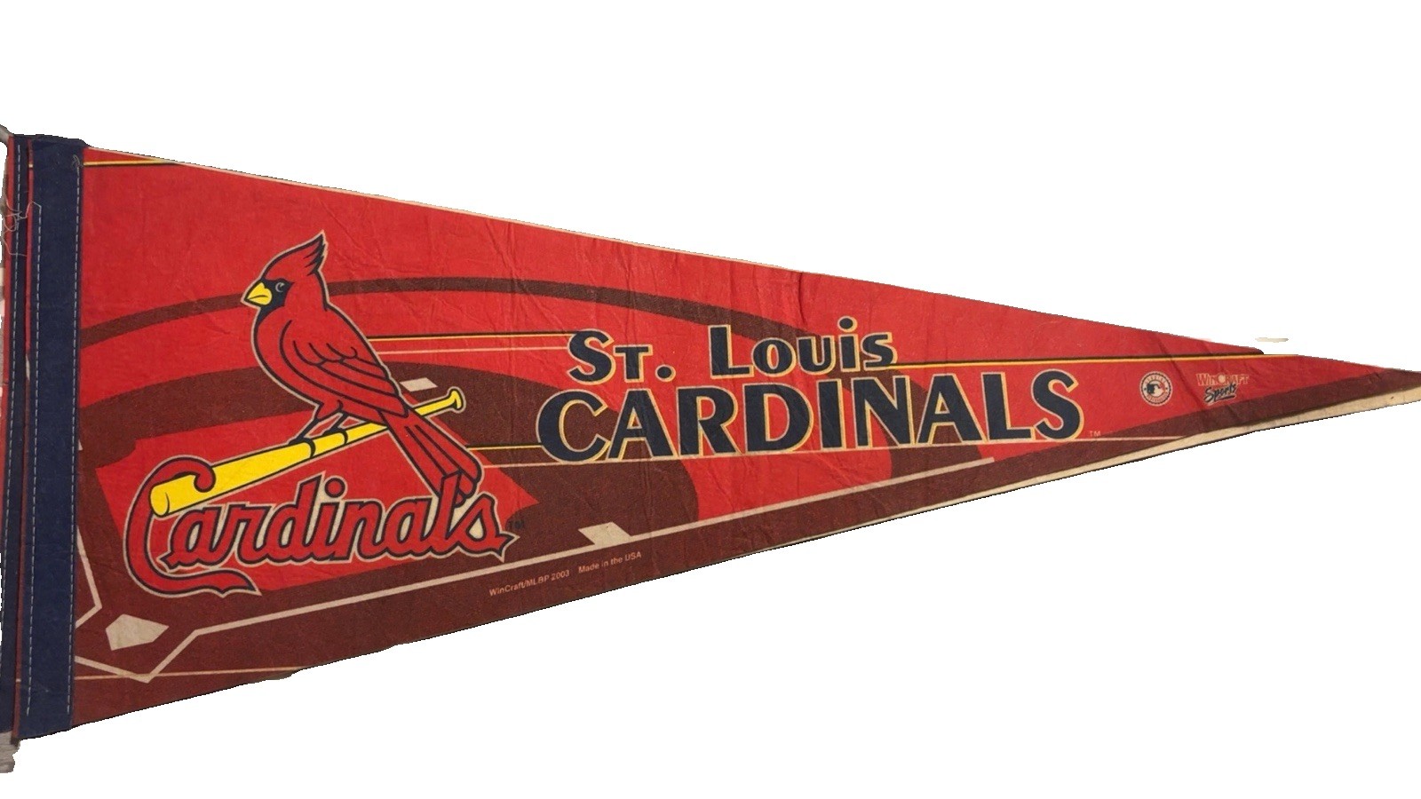 Vintage WinCraft St. Louis Cardinals MLB Baseball Pennant 2003