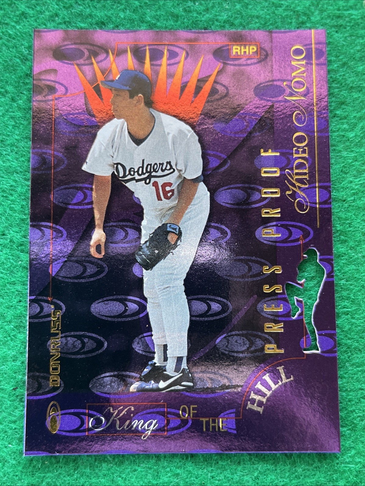 1997 Donruss - King of the Hill Hideo Nomo #427 Press Proof Gold /500