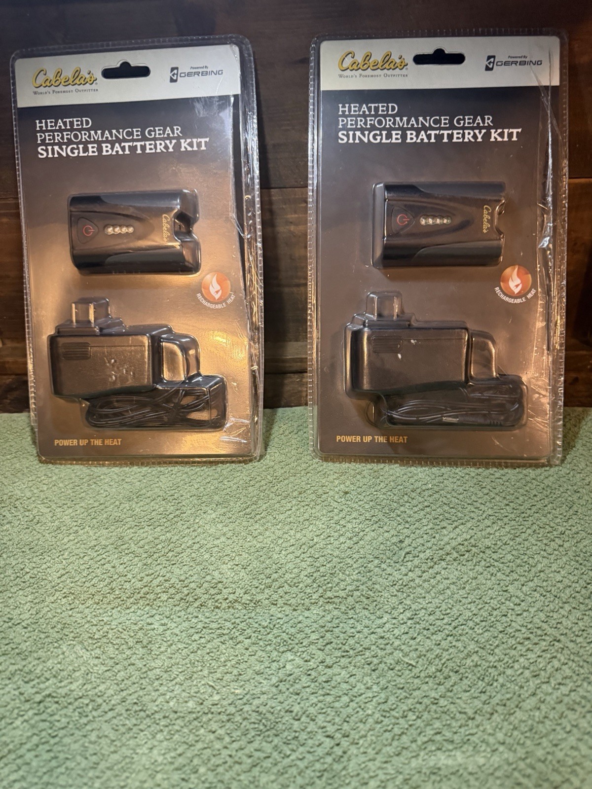 Lot Of 2 Cabela’s Heated Performance Gear Single Battery Kit Tested Works