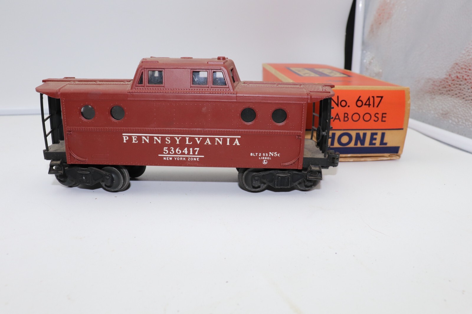 1950s Lionel No. 6417 50 Pennsylvania 536417 New York Zone Caboose  Train