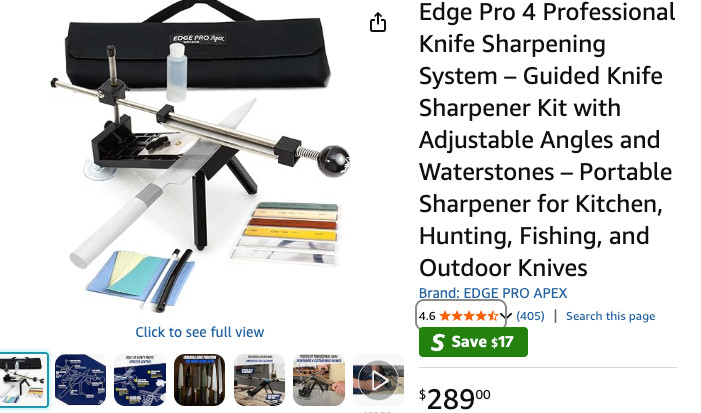 Edge Pro 4 Professional Knife Sharpening System