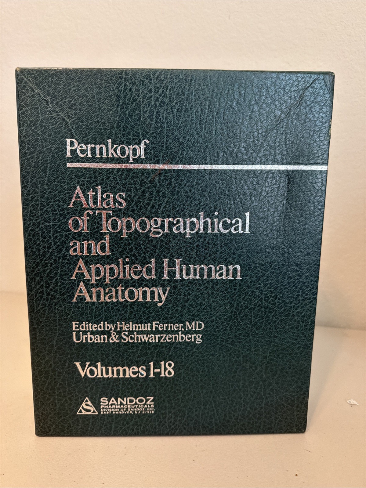 Penkopf Atlas of Topographical and Applied Human Anatomy Volumes 1-18